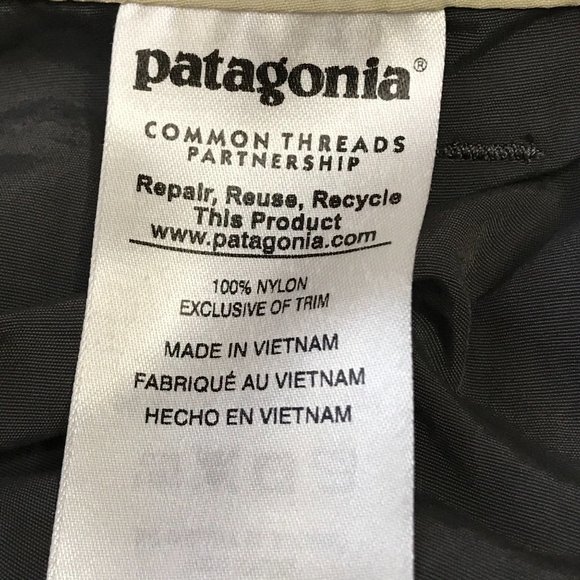 Patagonia Away From Home Shorts Forge Grey Lightweight Hiking‎ Womens Size 12 - Picture 6 of 11